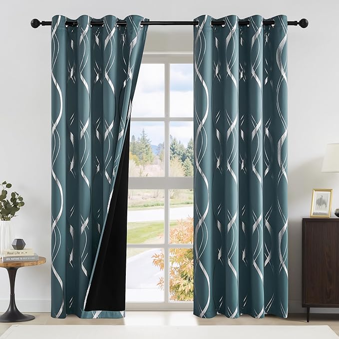NICETOWN 100% Blackout Curtains Panels by NICETOWN