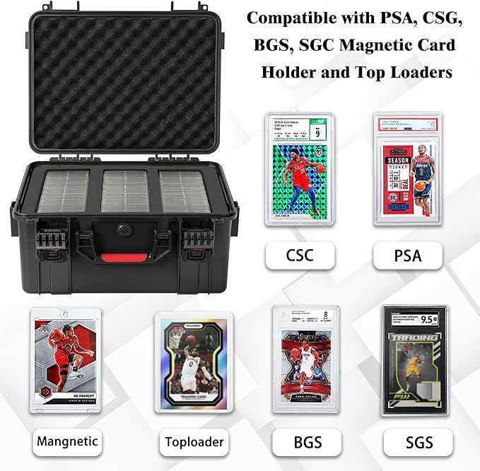 Graded Card Case Storage Box, Trading Card Storage Box, Waterproof Card Slab - Image 2