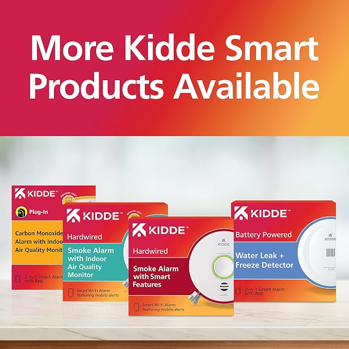 Kidde Smart Smoke Detector & Indoor Air Quality Monitor, Alexa Compatible Device - Image 14