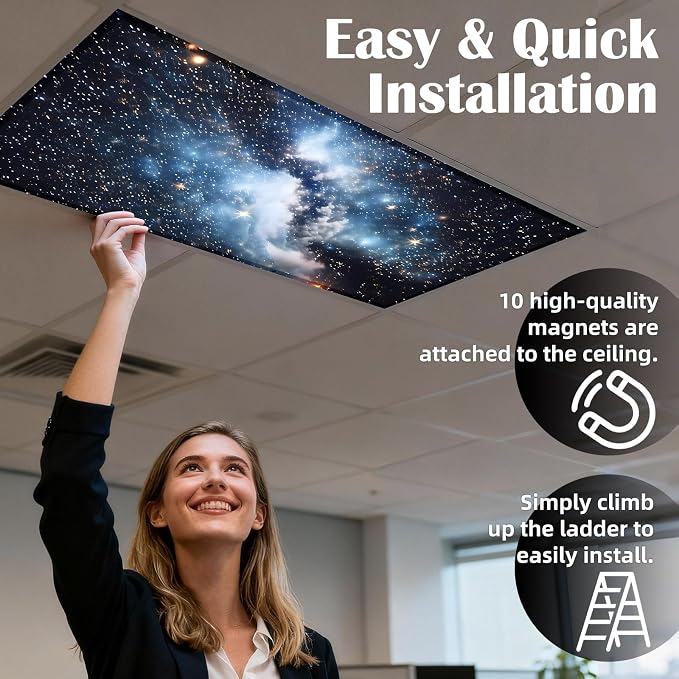 ANGSYLTH 8 Pcs Fluorescent Light Covers - Image 3