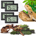 Reptile Thermometer and Humidity Gauge, Chameleon Cage, Tree Frog Terrarium by Vodolo