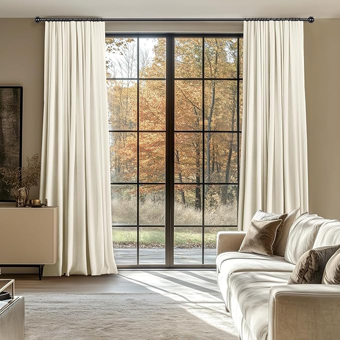 INOVADAY Thermal Sliding Door Curtains 100% Blackout Curtains - Image 2
