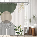 Extra Wide Boho Shower Curtain 180Wx70H Wrap Around Clawfoot Tub Curtain Sage by MitpokBrand