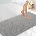Smiry Luxury Chenille Bathroom Rugs 44x24, Extra Soft and Absorbent Shaggy Bath by Smiry