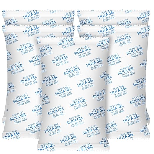 Large Desiccant Packs, 5 Packs 600 Gram Silica Gel Packets Reusable, by suobo