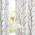 NICETOWN Room Darkening Curtains Branch Pattern by NICETOWN