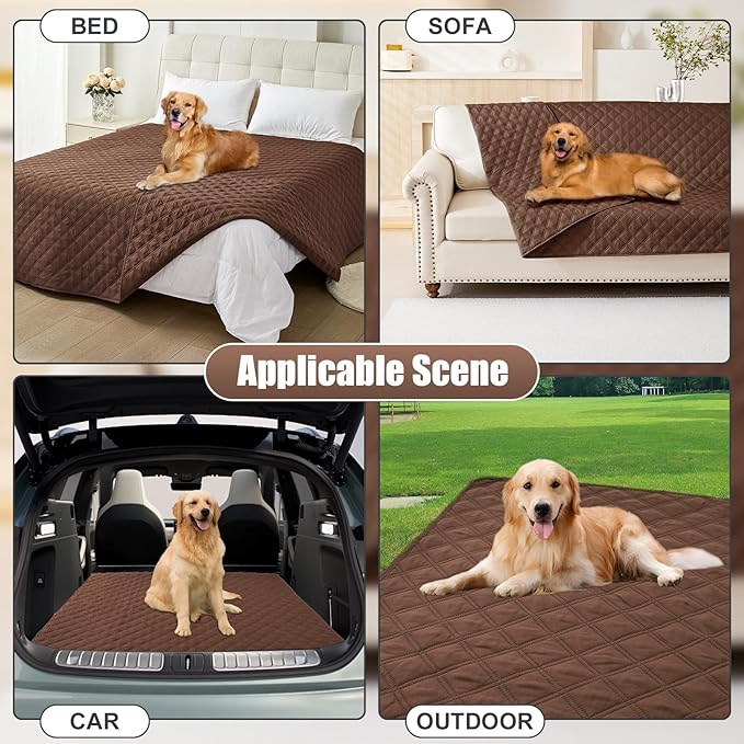 Smiry Waterproof Dog Bed Cover Pet Blanket, Soft Washable Dog Blanket - Image 7