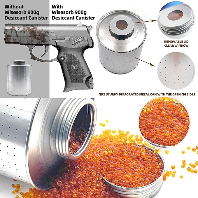 900 Gram Dehumidifiers for Home, Rechargeable Gun Safe Dehumidifier, Gun Safe - Image 9