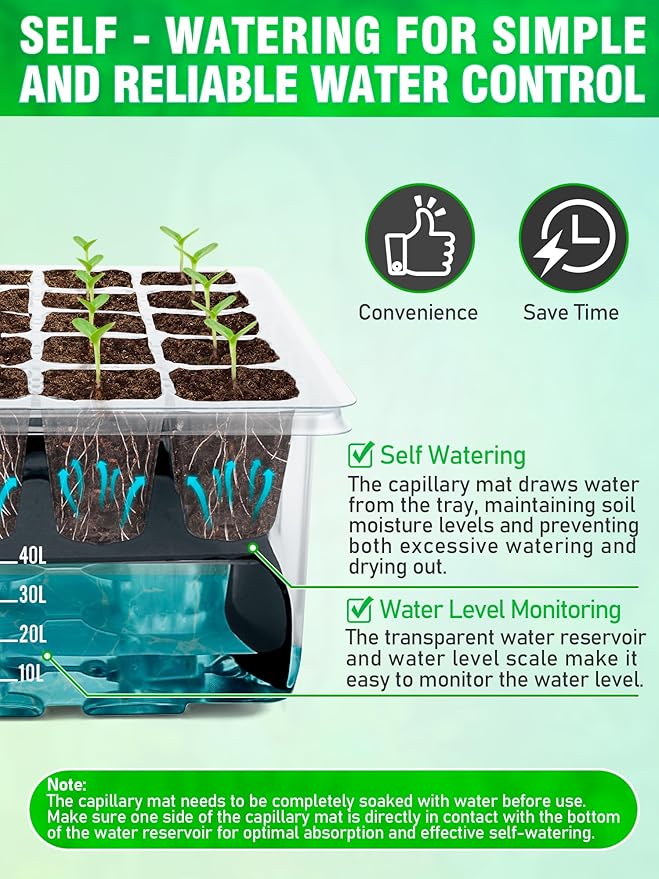 Self-Watering Seed Starter Tray - Image 3