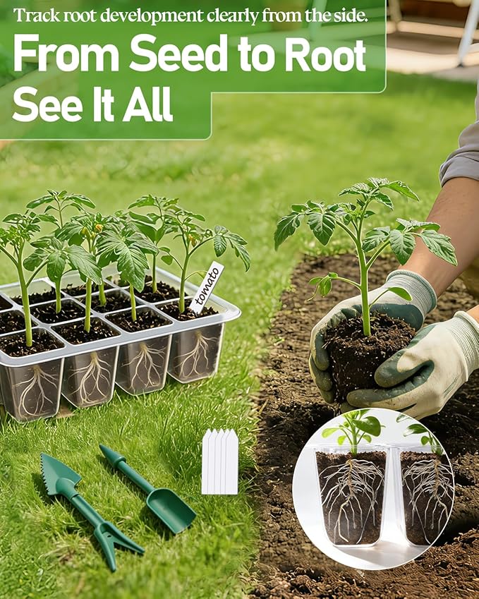 joyhalo 10 Packs Seed Starter Tray - Image 5