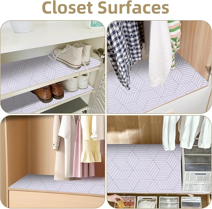 Shelf Liners for Kitchen Cabinets 12in x 10FT, Non Adhesive Cabinet Liner - Image 7