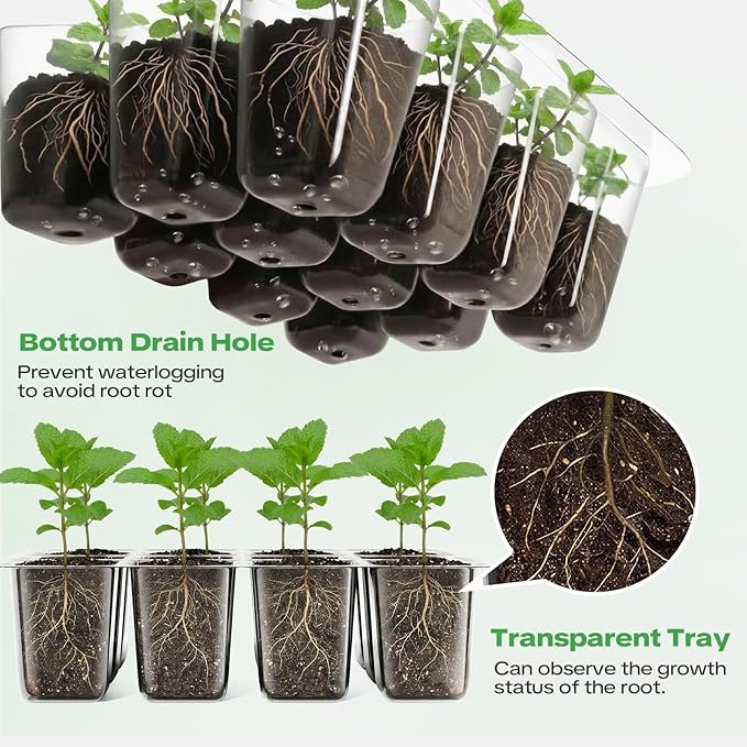 YAUNGEL 4 Pack Seed Starter Tray - Image 6