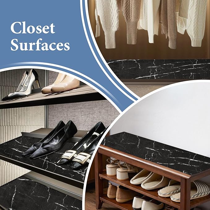 Drawer and Shelf Liner for Kitchen Cabinet: 12 in X 20 Ft Non Slip Waterproof - Image 7