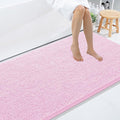 Smiry Luxury Chenille Bathroom Rugs 59x35, Extra Soft and Absorbent Shaggy Bath by Smiry