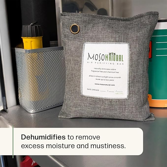 Moso Natural Air Purifying Bag 500g Premium Bamboo Charcoal Odor Absorber - Image 5