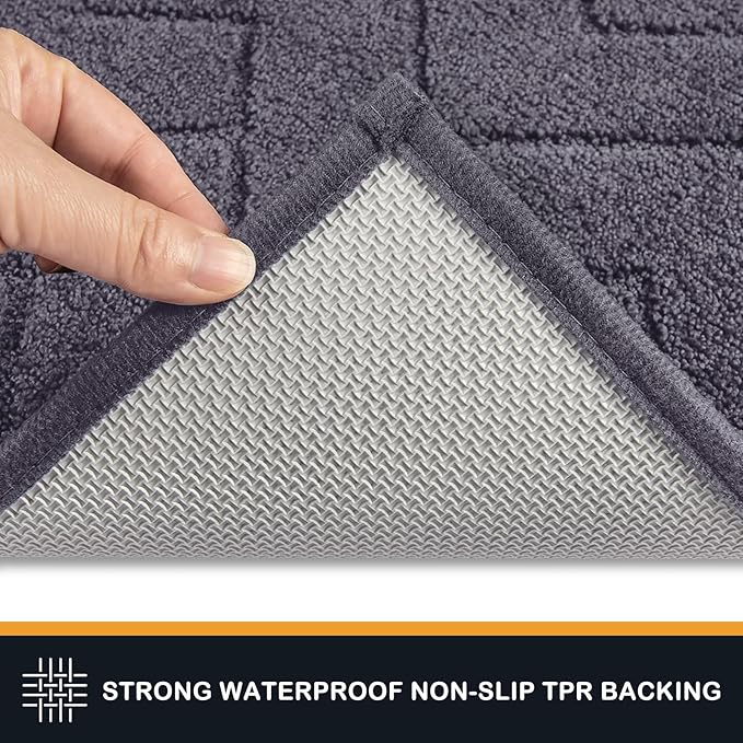 PURRUGS Dirt Trapping Door Mat 24" x 59", Non-Slip Machine Washable Entry Rug - Image 4