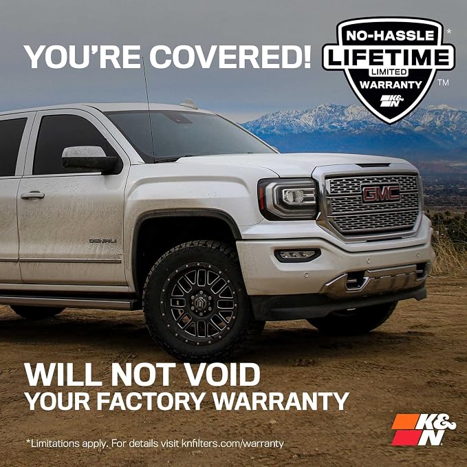 K&N Cold Air Intake System: High-Flow Air Filter, Increase Performance & - Image 9