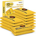 12Pack Rechargeable Silica Gel Desiccant Packets, Color-Indicating Desiccant by Unknown