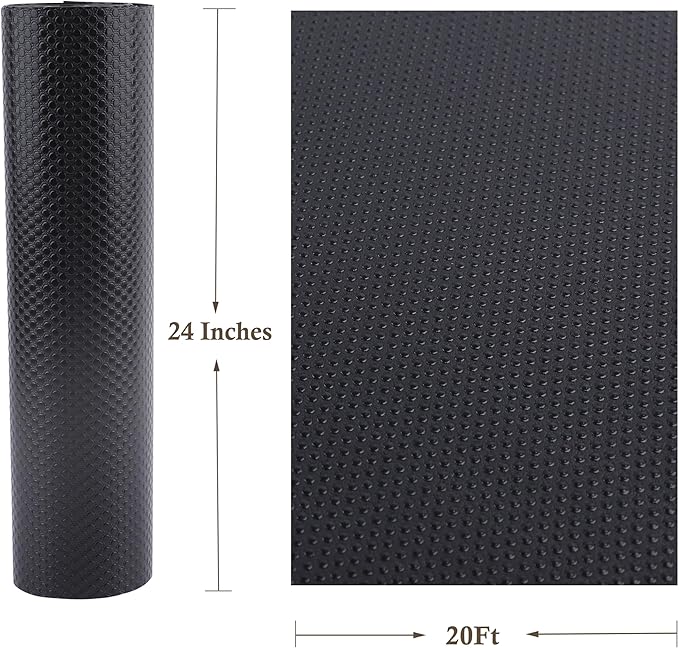 Cabinet Shelf Liner 24 Inch Wide X 20 Ft Non-Slip Kitchen Drawer Liners - Image 7