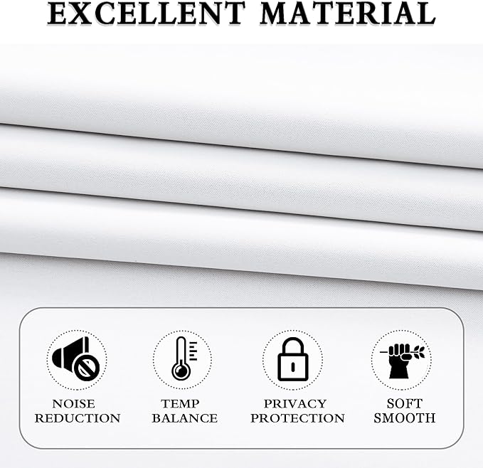 Room Divider Curtains for Bedroom Sliding Glass Patio Door - Image 3