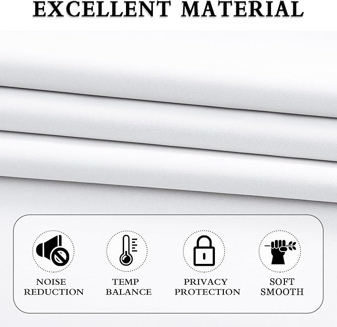 DONREN Window Decor Kitchen Curtain Drapes - Image 3