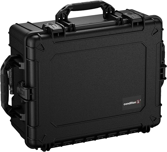 Condition 1 25" Large Rolling Hard Travel Case Model 287 Lockable Storage Box by Condition1