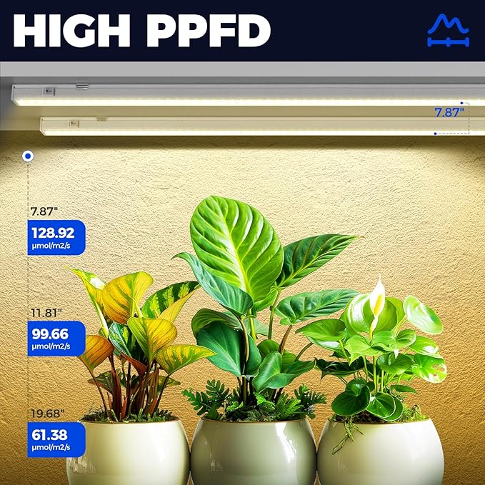 Barrina T5 Grow Lights for Indoor Plants, Full Spectrum, 4ft 160W, Plant - Image 3