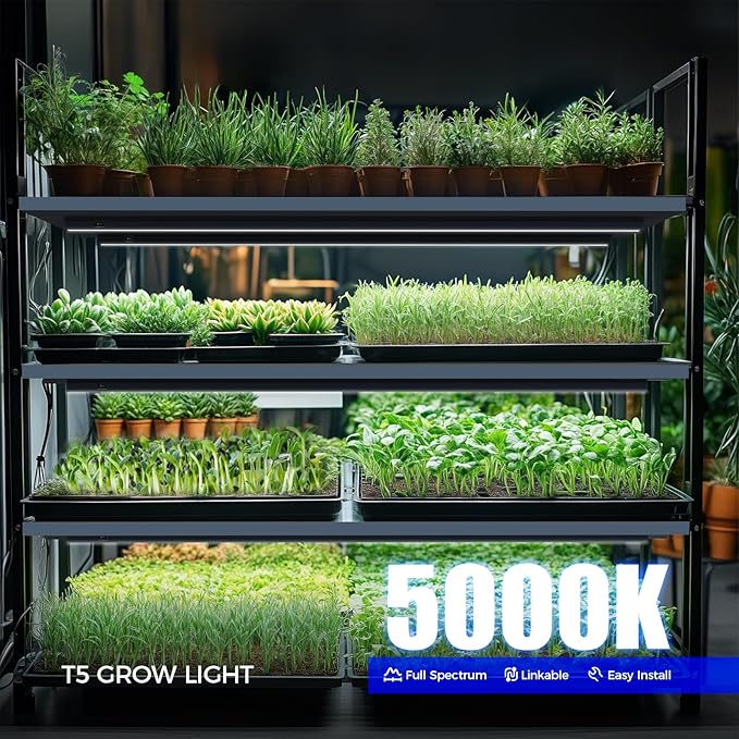 Barrina T5 Plant Lights for Indoor Growing, 3FT 128W Led Grow Light - Image 3