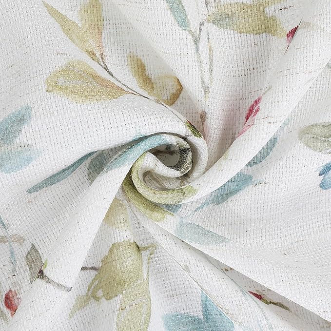 Chyhomenyc Roman Cafe Curtains 24 Inch Length, Linen Blend Textured Small Half - Image 7