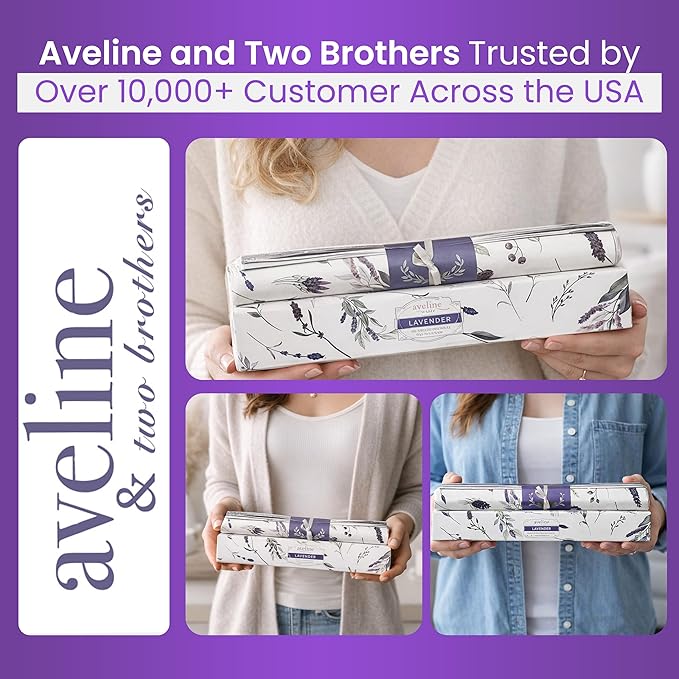 8X Lavender Scented Drawer Liners - Image 7