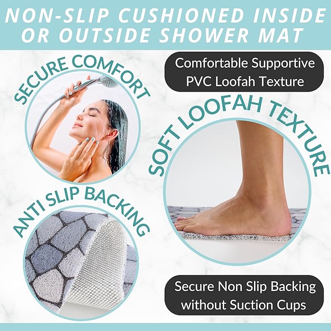Non Slip Shower Mats for Inside Shower - Image 2