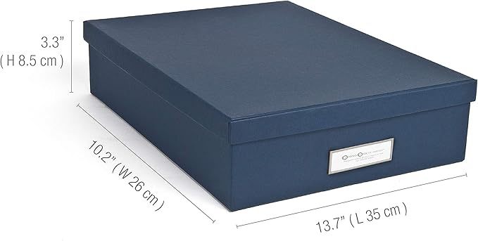Bigso Oskar Fiberboard Label Frame Document Letter Box - Image 3
