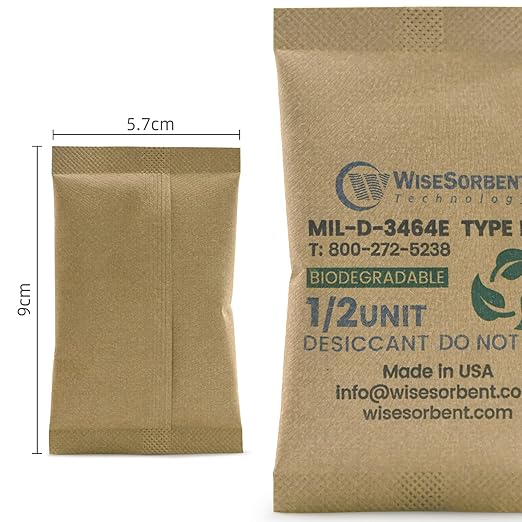 Kraft Clay Desiccants Packs for Safe, 17 Gram 200 Pack Dehumidifier for Gun Safe - Image 2