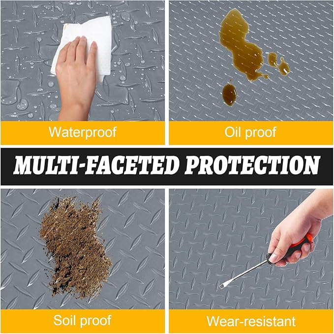8x20 FT Garage Floor Mat, 2.8mm Thickened Flooring Roll - Image 7