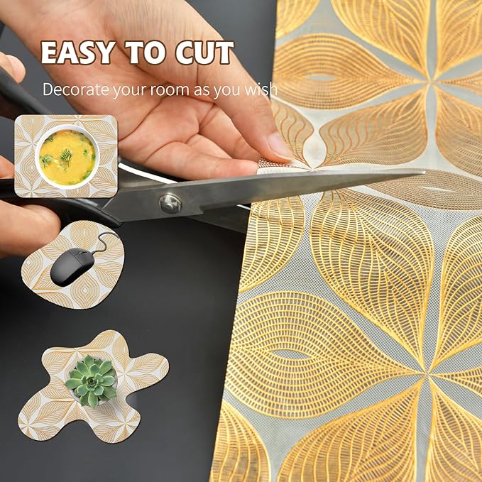 Drawer and Shelf Liner for Kitchen Cabinet, Non-Adhesive Waterproof Drawer - Image 7