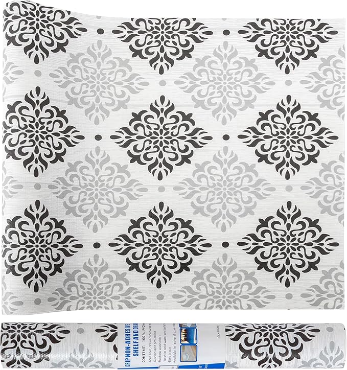12" W x 120" L Floral Drawer and Shelf Liner by DwellAid