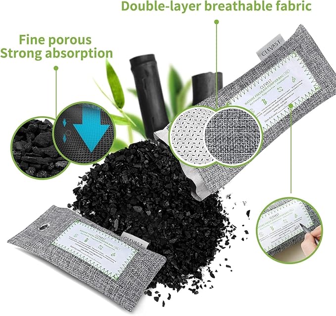 CLEVAST Activated Bamboo Charcoal Odor Absorber - Image 8