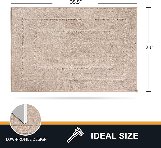 PURRUGS Dirt Trapping Door Mat 24" x 35.5", Non-Slip/Skid Machine Washable - Image 2