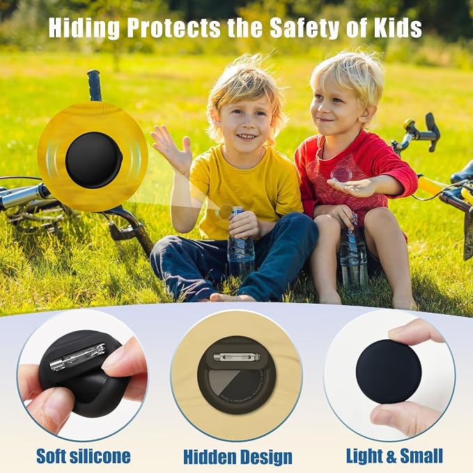 for AirTag Holder 8 Pack for Kids Hidden, Hidden Discreet Toddler Tracker - Image 4