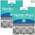 Nordic Pure 20x25x5 Honeywell/Lennox Replacement MERV 14 Air Filters 2 Pack | by NordicPure