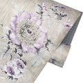 Yifely Vintage Purple Peony Self-Adhesive Kitchen Shelf Drawer Liner Moisture by Unknown