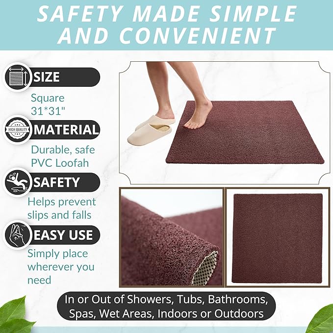 Square Shower Mat - Image 3