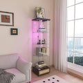 Yoluckea 4-Tier Glass Display Cabinet by Yoluckea