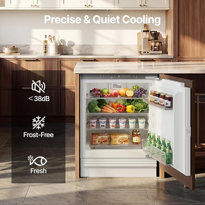Ca'Lefort Undercounter Panel Ready Fridge, Built-in Full Freshness Panel-Ready - Image 3