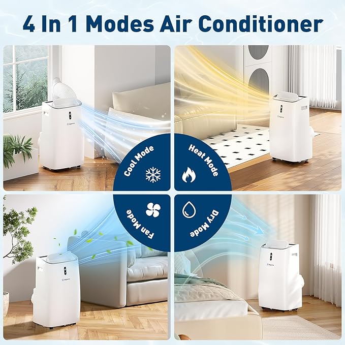 14, 000 BTU Portable Air Conditioners Cool Up to 700 Sq.Ft, Portable AC Unit - Image 3