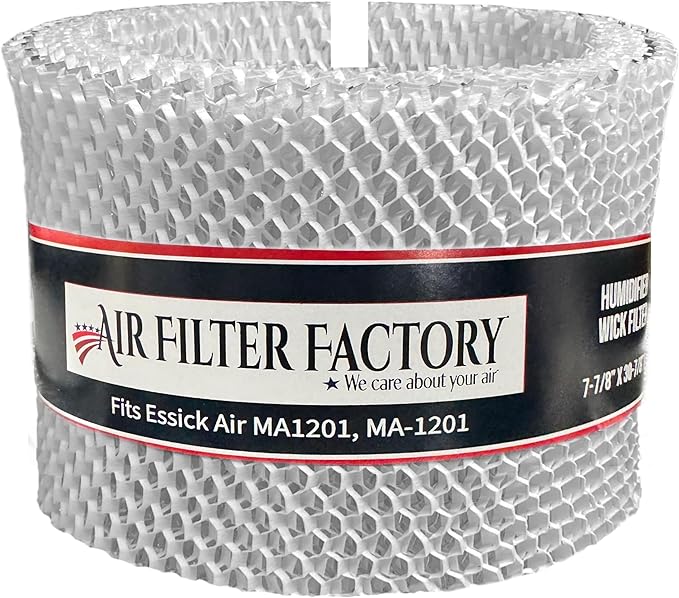 Air Filter Factory Replacement For Essick Air MA1201, MA-1201 Humidifier Wick by AIRFILTERFACTORY