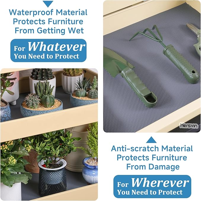 Hersvin Shelf Liners 24 in x 20 ft Thickened EVA Drawer Mats, Non-Adhesive - Image 7