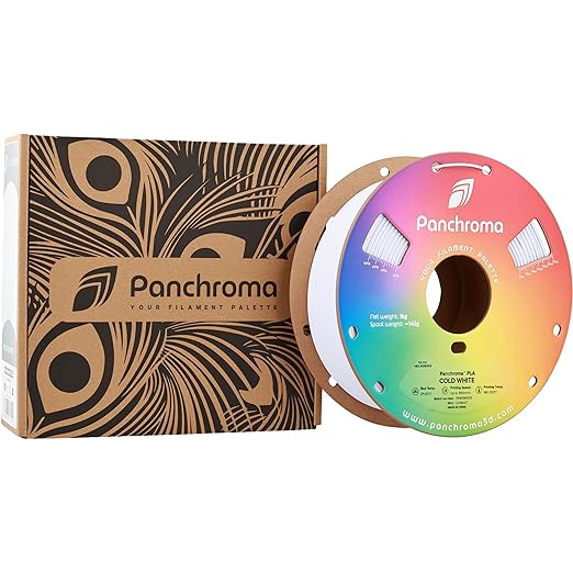 Panchroma PLA Cold White 3D Printer Filament, 1kg Spool, High Speed Printing - Image 8