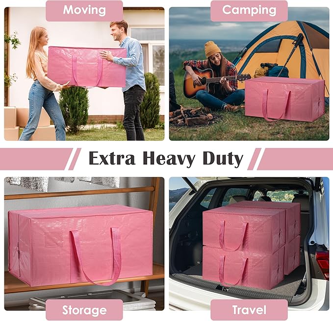 6 Pack Extra Heavy Duty Large Moving Bags - Image 7