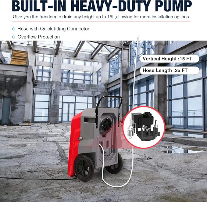 MOUNTO 180Pints LGR Industrial Dehumidifier - Image 3